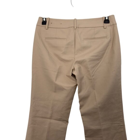 Ann Taylor Beige Womens Dress Pants Size 4 Cotton/Spandex Blend With Pockets - Picture 11 of 11